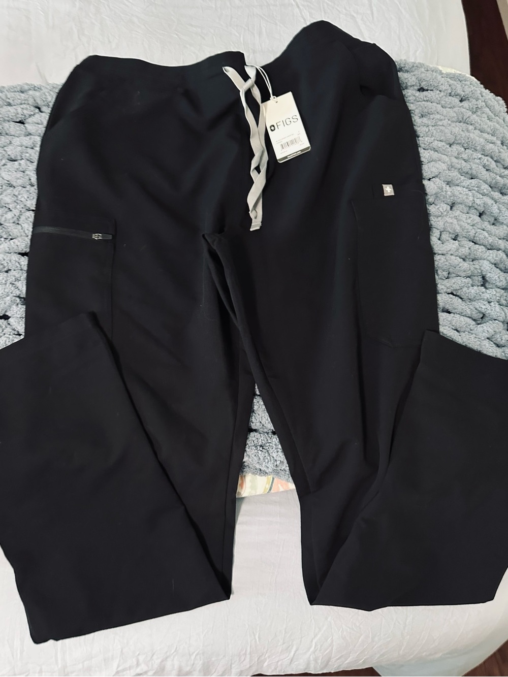 Figs Yola skinny Black Scrub Pants